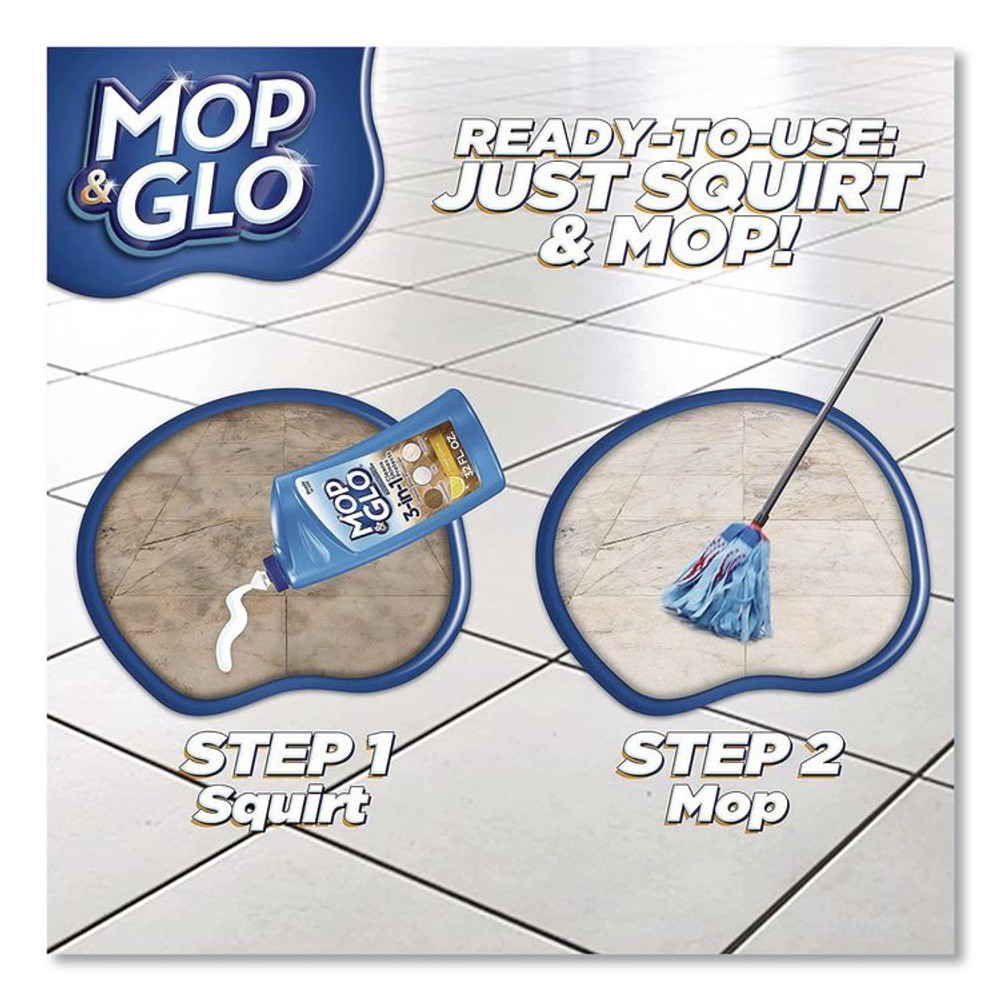 RECKITT BENCKISER MOP & GLO® 98563CT Ready to Use Multi-Surface Floor Cleaner, Fresh Citrus Scent, 32 oz Bottle, 4/Carton