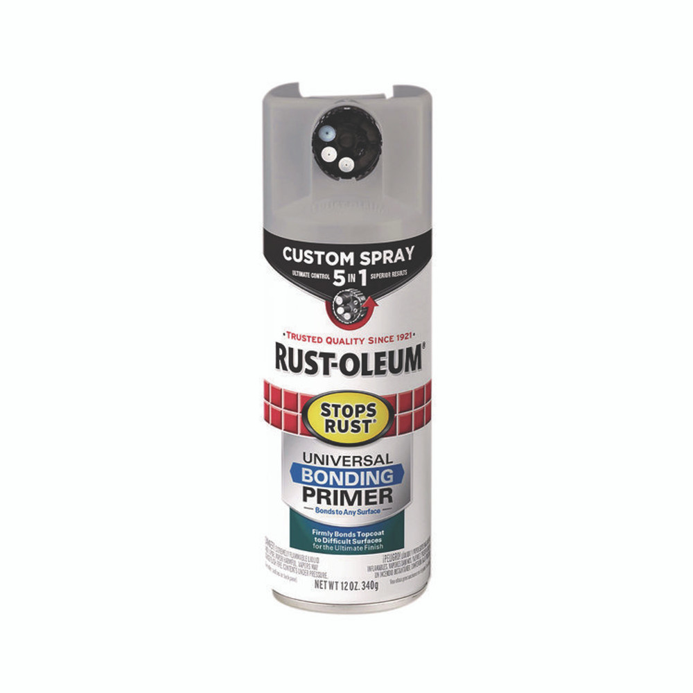 RUST-OLEUM CORPORATION 384761 Stops Rust 5-in-1 Spray Paint, Gray, 12 oz Aerosol Can, 6/Carton