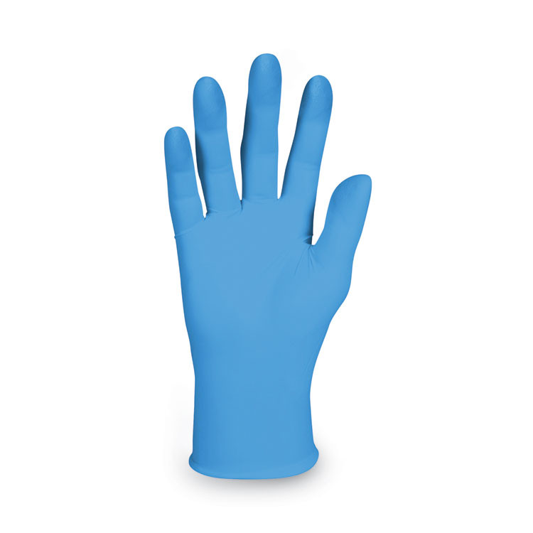 SMITH AND WESSON KleenGuard™ 54423 G10 2PRO Nitrile Gloves, Powder-Free, Large, 6 mil Thick, 9.5" Long, Blue, 100/Box