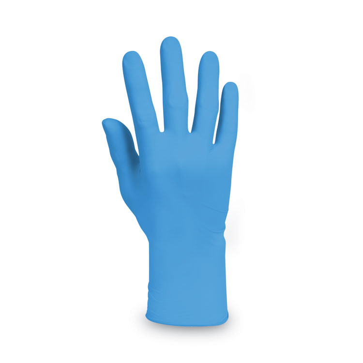SMITH AND WESSON KleenGuard™ 54423 G10 2PRO Nitrile Gloves, Powder-Free, Large, 6 mil Thick, 9.5" Long, Blue, 100/Box