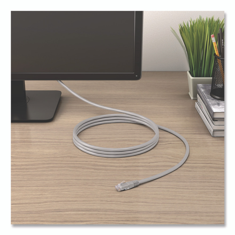 STAPLES BRANDS GROUP TECH ST62447 CAT6 Ethernet Cable, 50 ft, Gray