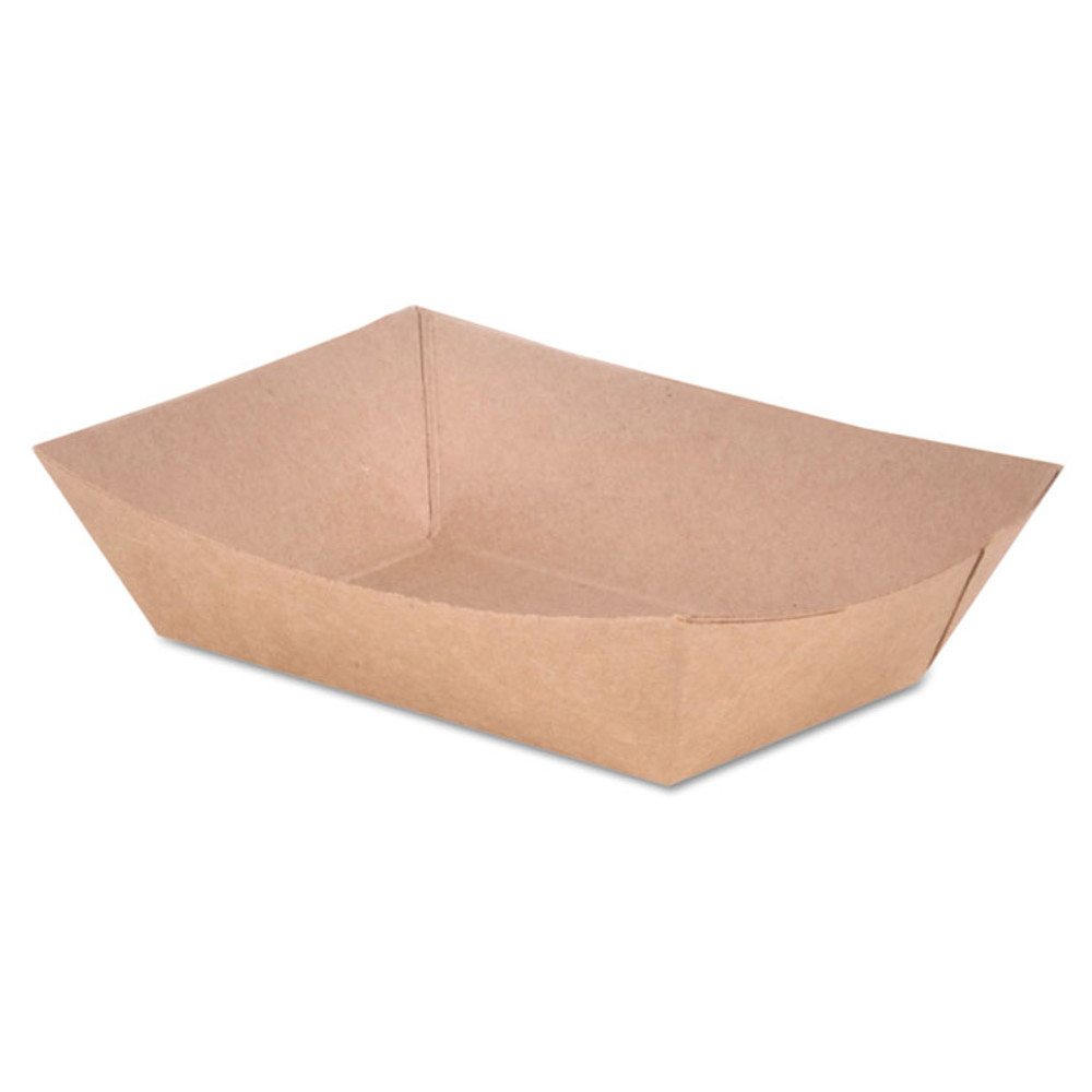 SOUTHERN CHAMPION TRAY SCT® 0501 Eco Food Trays, 0.25 lb Capacity, 4 x 2.68 x 1.03, Brown, Paper, 1,000/Carton