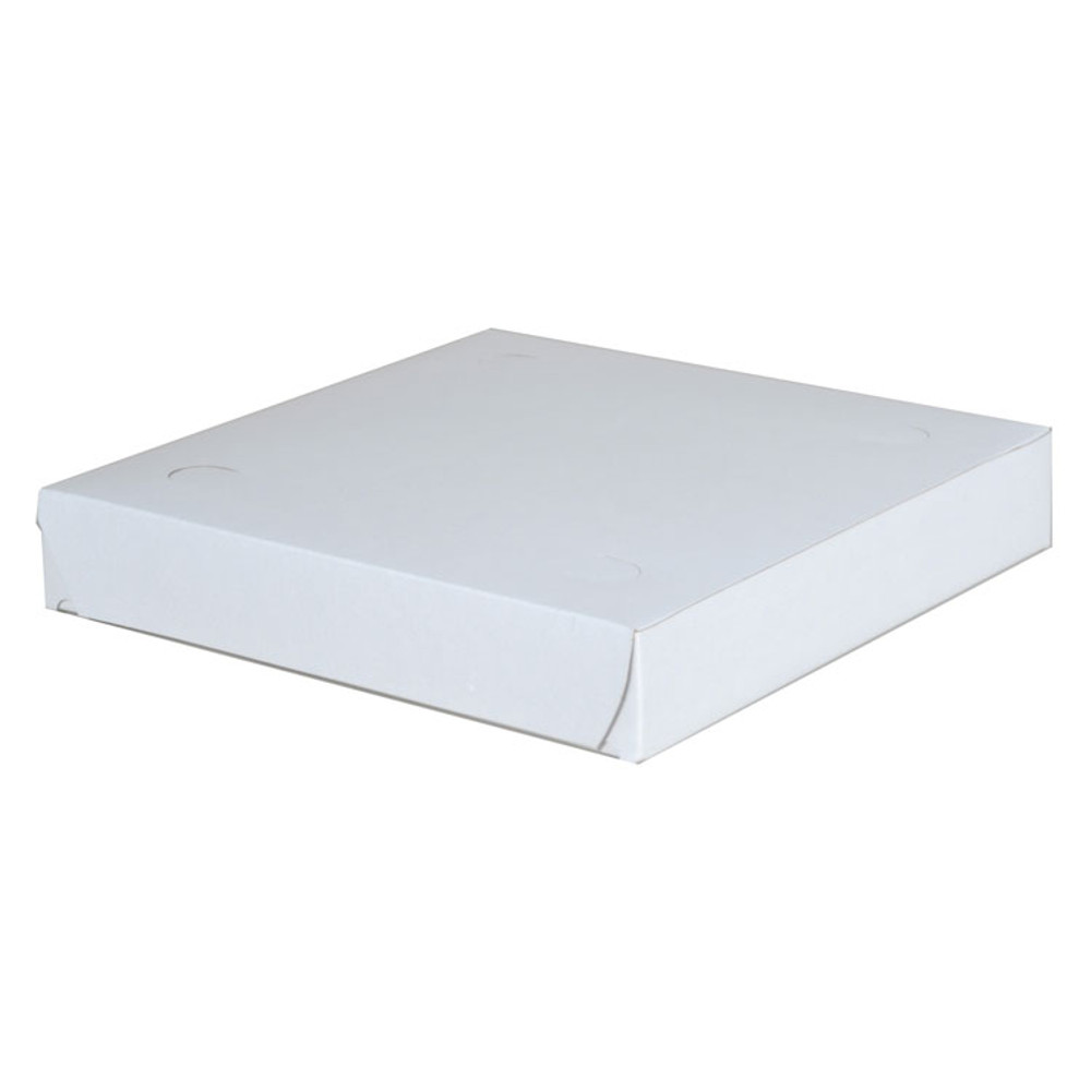 SOUTHERN CHAMPION TRAY SCT® 1405 Clay-Coated Paperboard Pizza Boxes, 9 x 9 x 1.5, White, Paper, 100/Carton