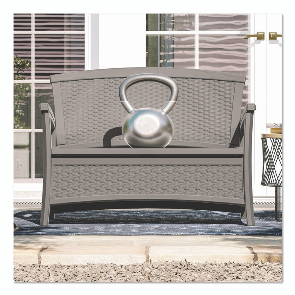 SUNCAST CORPORATION BMWB5000DG Elements Loveseat with Storage, 47" x 29.75" x 35.5", Dove Gray