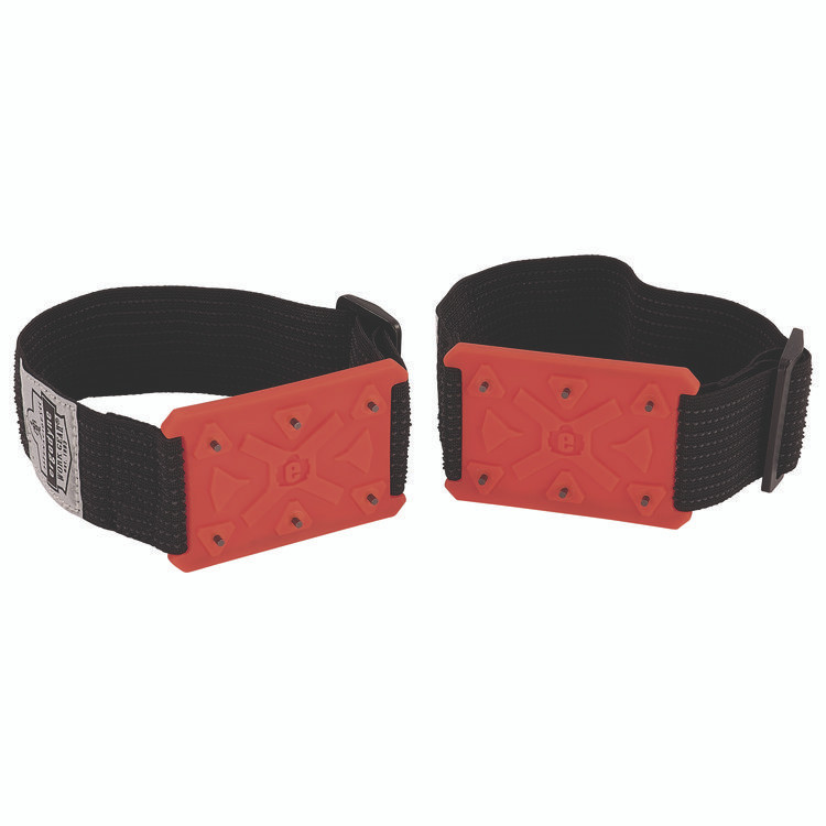 TENACIOUS HOLDINGS, INC. ergodyne® 16320 TREX 6316 Mid-Sole Ice Cleats. Flat Sole, One Size Fits Most, Orange, 1 Pair