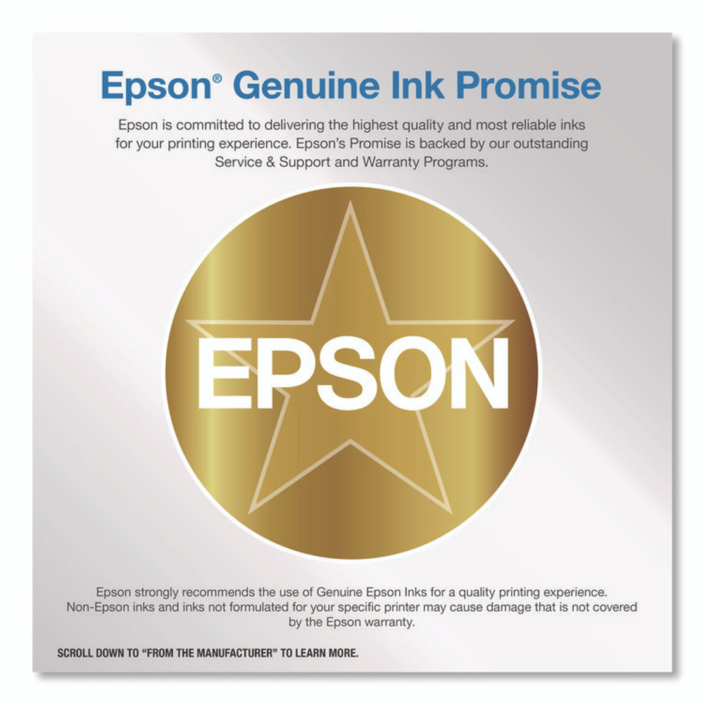 EPSON AMERICA, INC. T13U420 T13U420 (T13U) DURABrite Pro High-Yield Ink, 4,600 Page-Yield, Yellow
