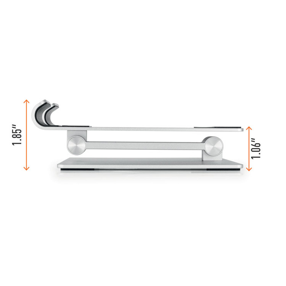 DURABLE OFFICE PRODUCTS CORP. 894023 Adjustable Tablet Stand, Silver