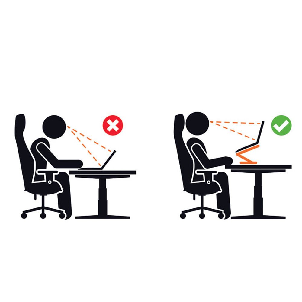 DURABLE OFFICE PRODUCTS CORP. 894023 Adjustable Tablet Stand, Silver