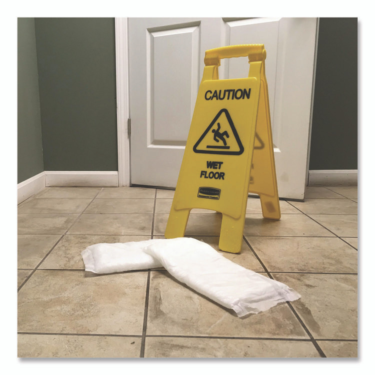 ABSORBENT SPECIALTY PRODUCTS Quick Dam™ WUM10 Super Absorbent Mats, 1.5 qt, 7 x 14, 10/Pack