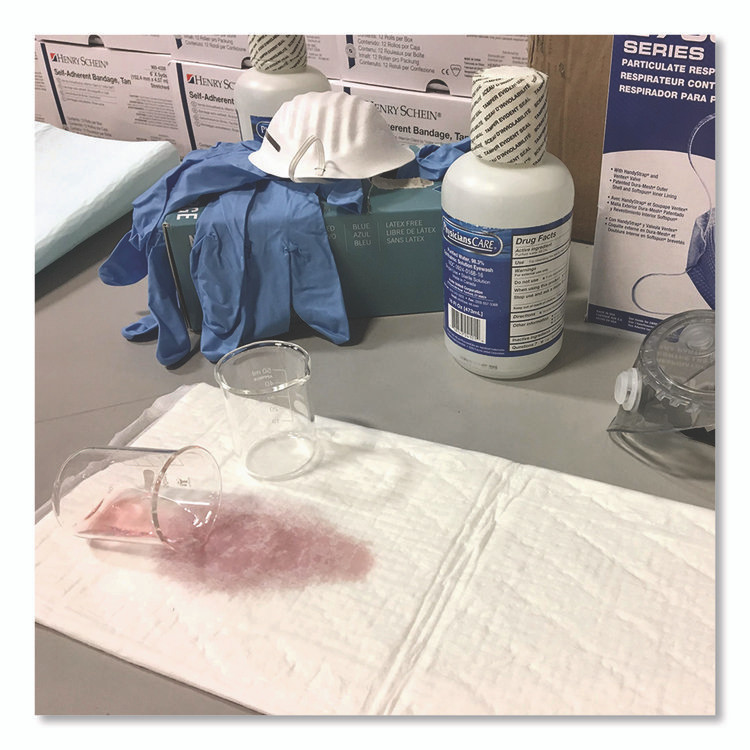 ABSORBENT SPECIALTY PRODUCTS Quick Dam™ WUM10 Super Absorbent Mats, 1.5 qt, 7 x 14, 10/Pack