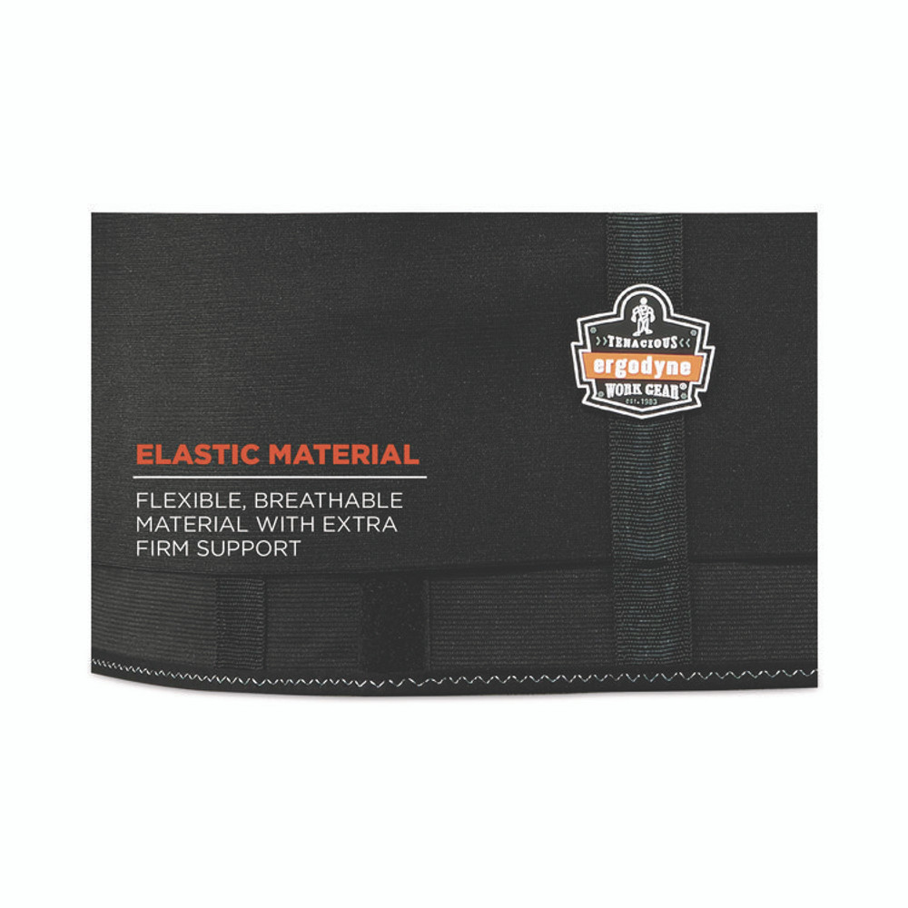 TENACIOUS HOLDINGS, INC. ergodyne® 11097 ProFlex 1650 Economy Elastic Back Support Brace, 3X-Large, 46" to 52" Waist, Black