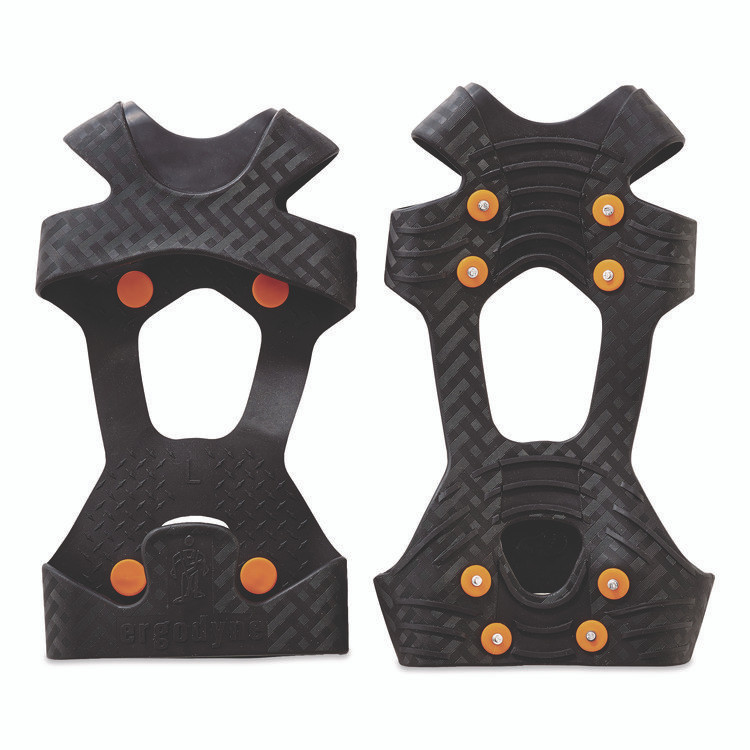 TENACIOUS HOLDINGS, INC. ergodyne® 16753 Trex 6300 One Piece Slip-on Ice Cleats, Medium, Black, Pair