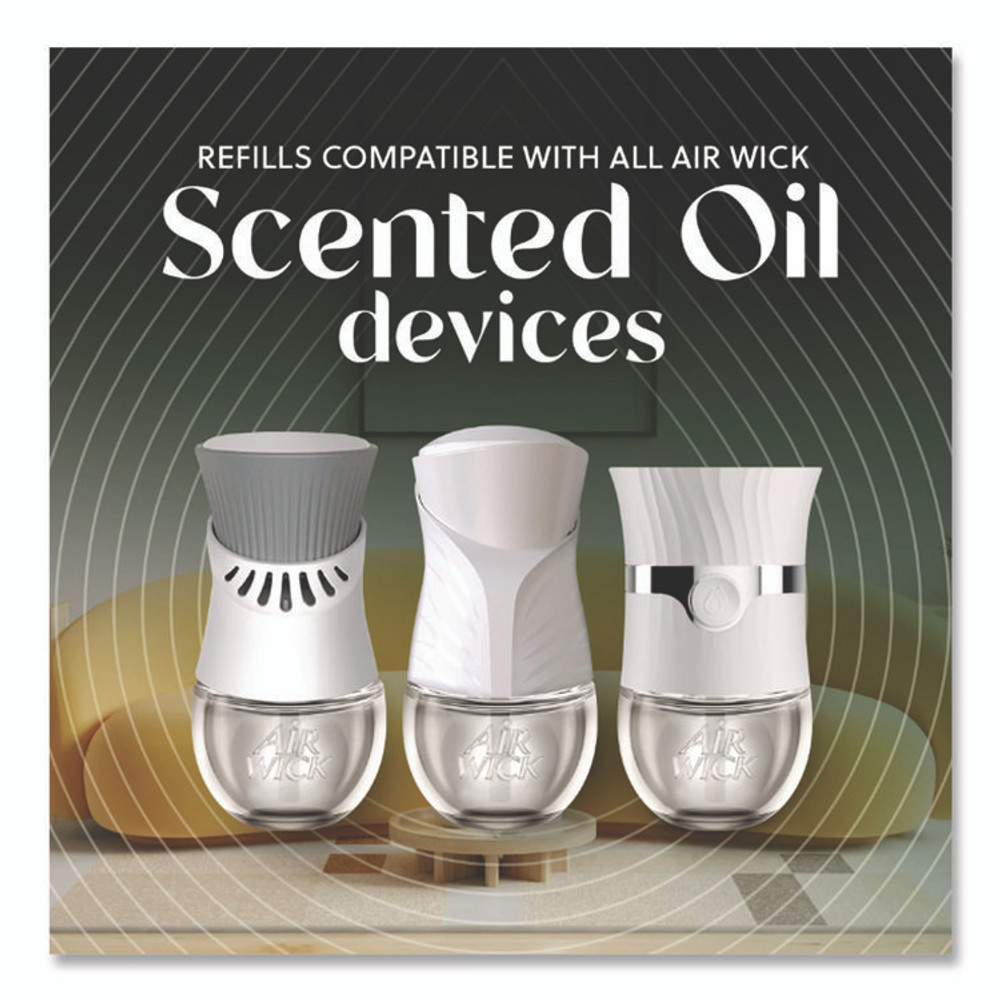 RECKITT BENCKISER Air Wick® 6233803076 Scented Oil Refill, Lavender and Waterlily, 0.67 oz, 2/Pack