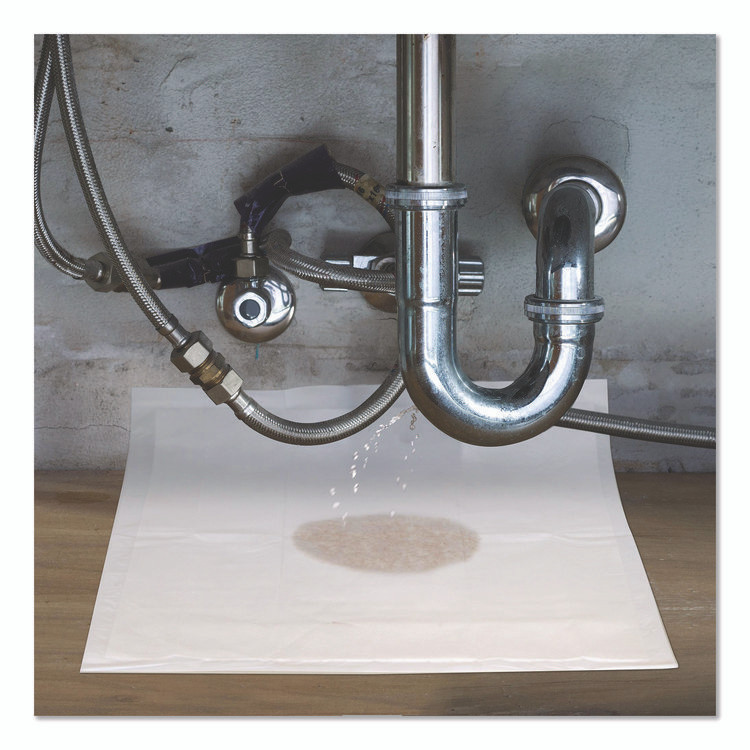 ABSORBENT SPECIALTY PRODUCTS Quick Dam™ WUIRLK In-Room Leak Kit, (1) Drip Mat, (1) 8 ft Water Dam