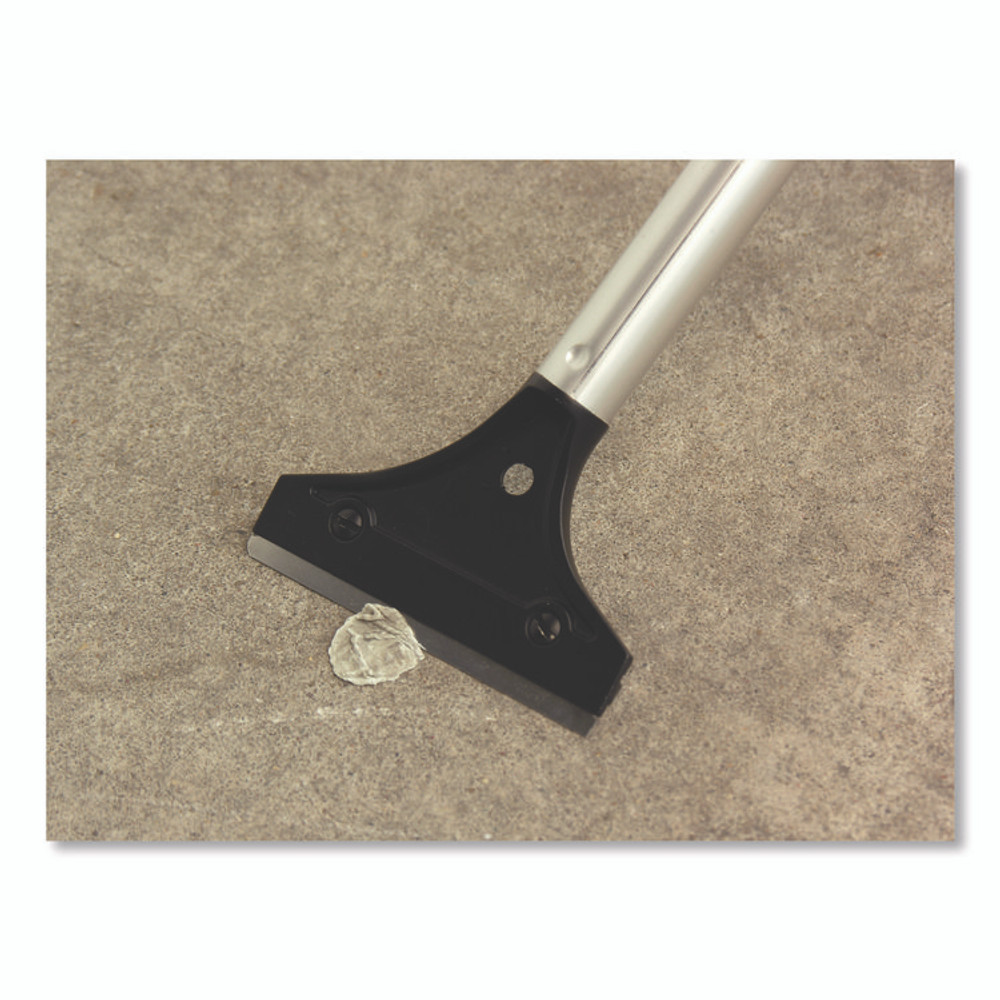 NEXSTEP COMMERCIAL PRODUCTS 96552 MaxiPlus Window and Floor Scraper, 4" Blade Width, 48" Handle Length