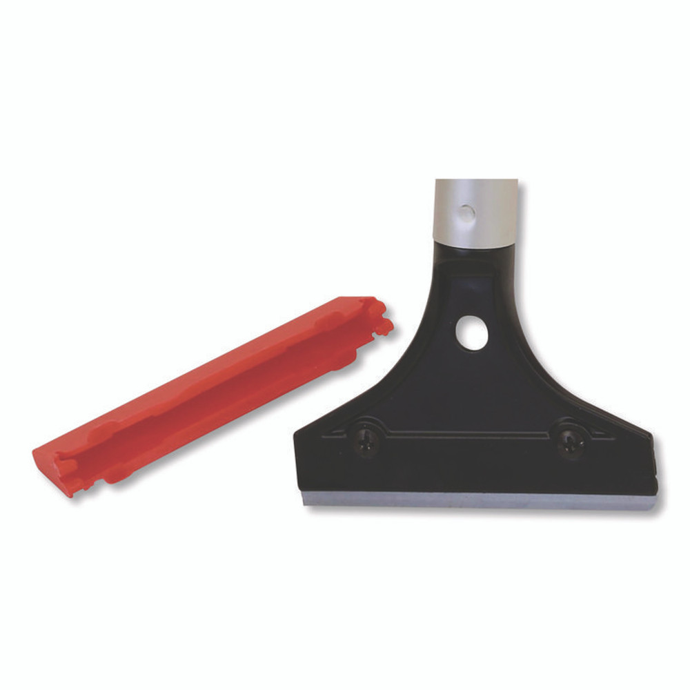 NEXSTEP COMMERCIAL PRODUCTS 96552 MaxiPlus Window and Floor Scraper, 4" Blade Width, 48" Handle Length