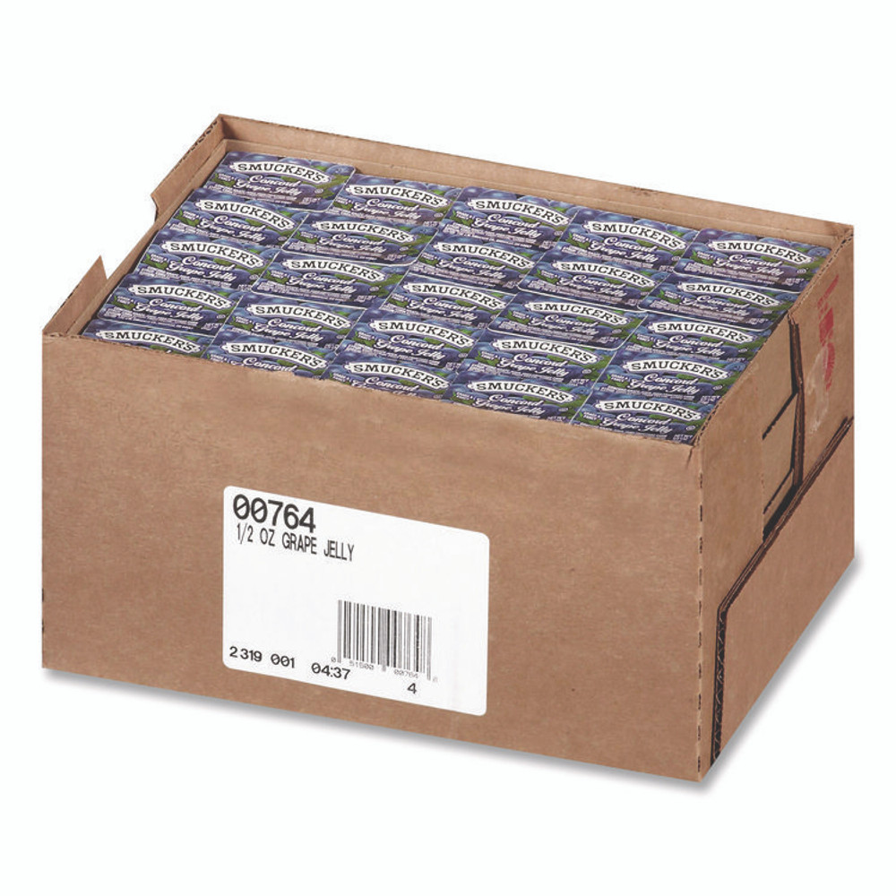 J.M. SMUCKER CO. Smucker's® 00764 Jelly/Jam Plastic Portion Control Cups, Grape, 0.5 oz Cup, 200/Carton