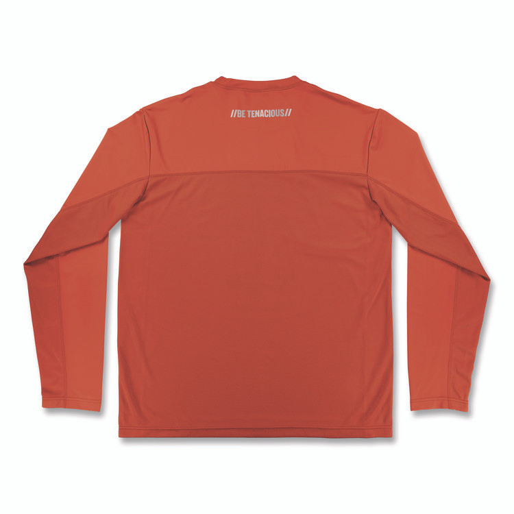 TENACIOUS HOLDINGS, INC. ergodyne® 12179 Chill-Its 6689 Cooling Long Sleeve Sun Shirt with UV Protection, Large, Orange