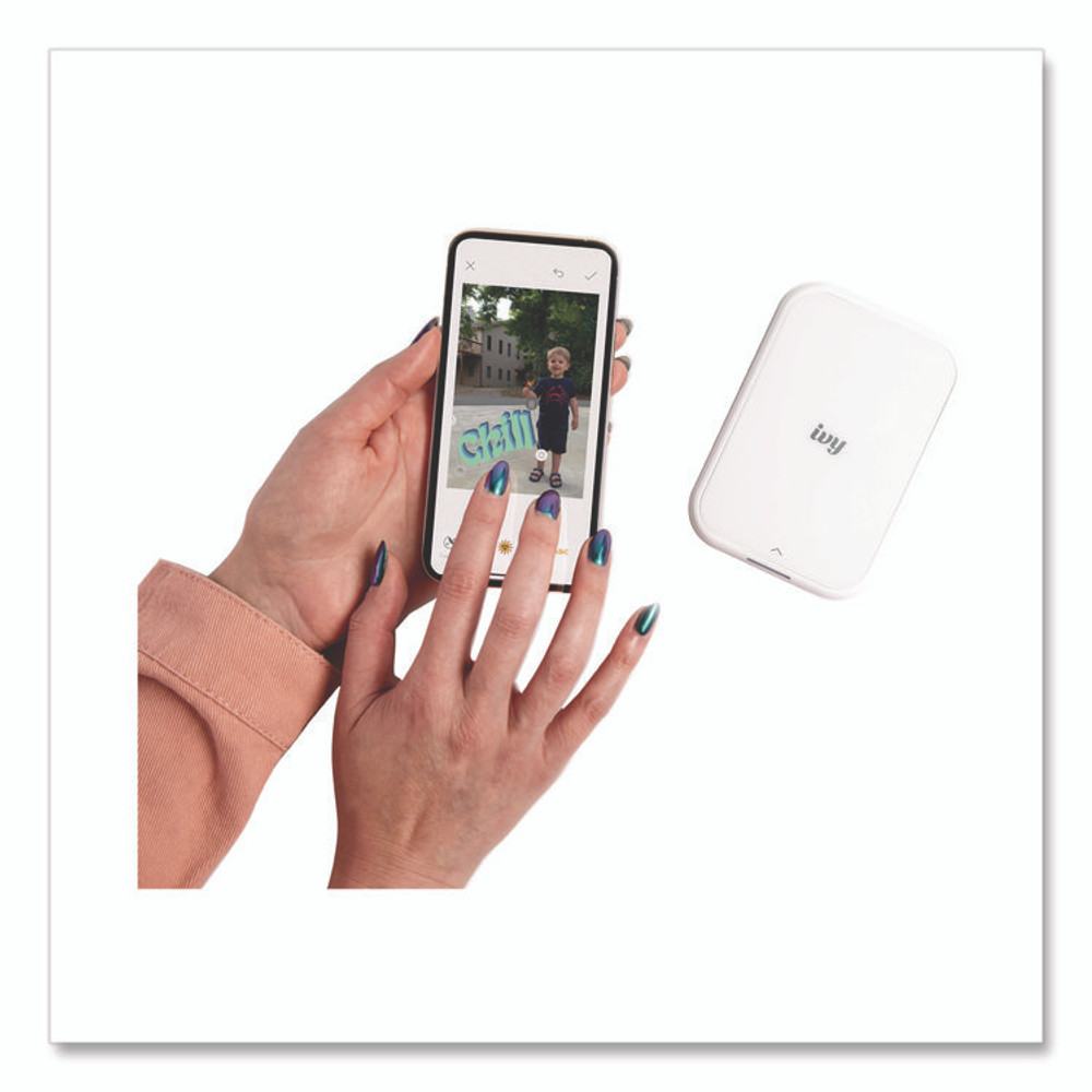 INNOVERA Canon® 5452C018 IVY 2 Wireless Photo Printer, White