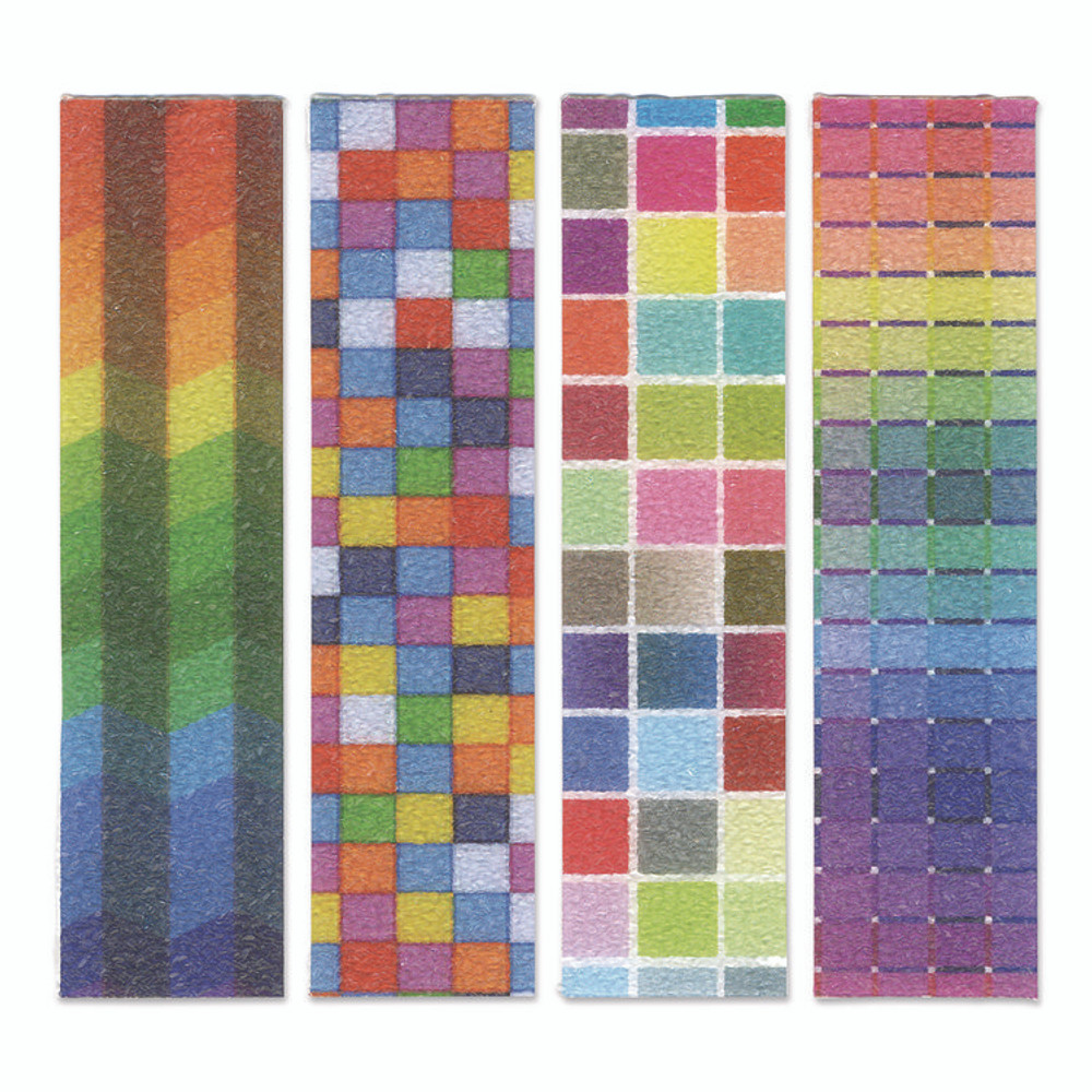 THE PENCIL GRIP TPG Creations™ 85780 Sandy Brights Rainbow Zen Strips, Ages 6 and Up, Assorted Colors, 80/Carton