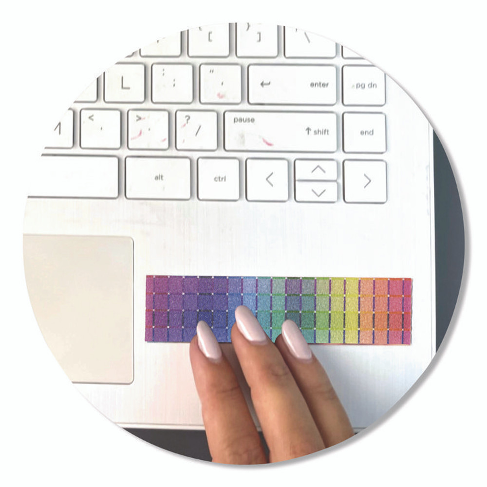 THE PENCIL GRIP TPG Creations™ 85780 Sandy Brights Rainbow Zen Strips, Ages 6 and Up, Assorted Colors, 80/Carton