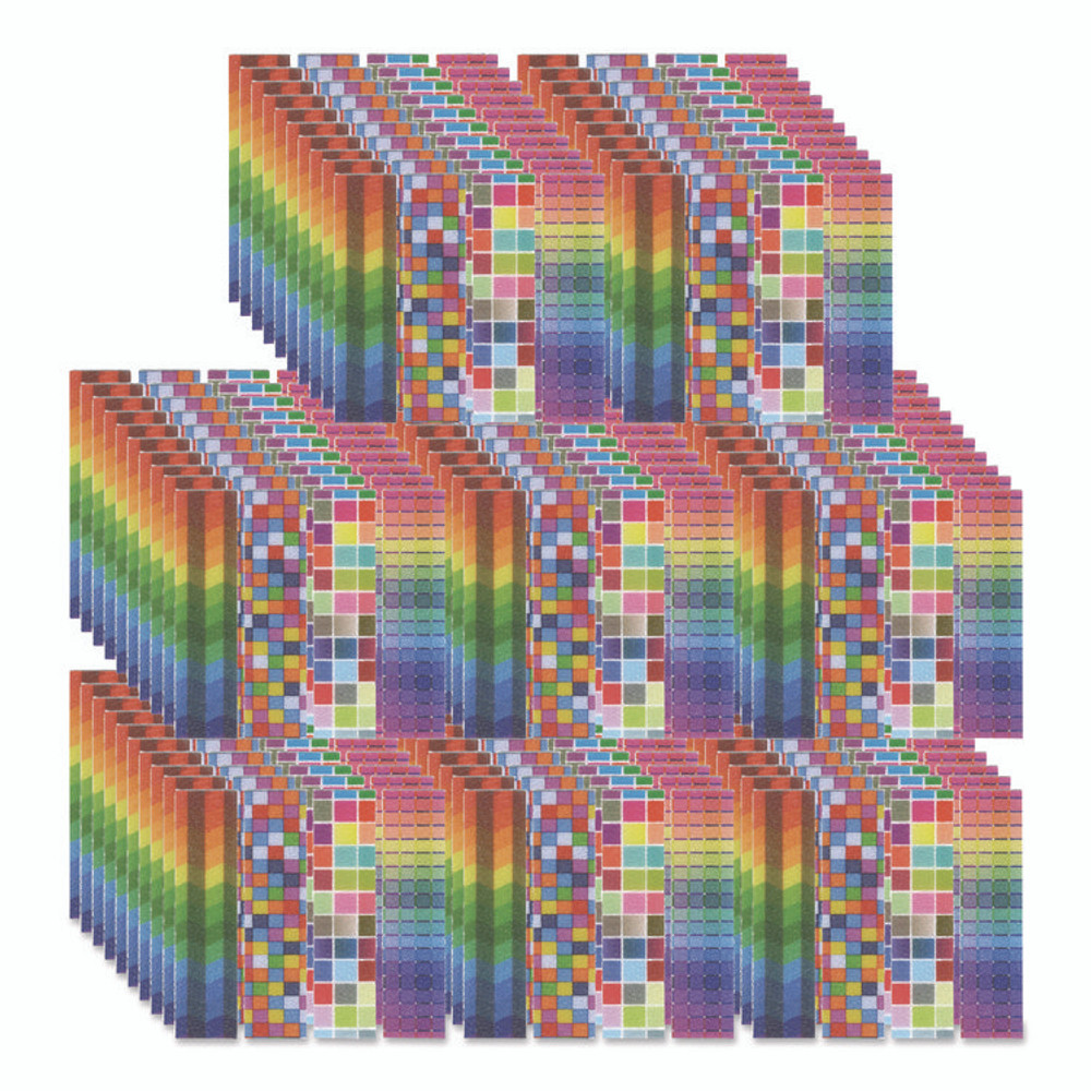 THE PENCIL GRIP TPG Creations™ 85780 Sandy Brights Rainbow Zen Strips, Ages 6 and Up, Assorted Colors, 80/Carton