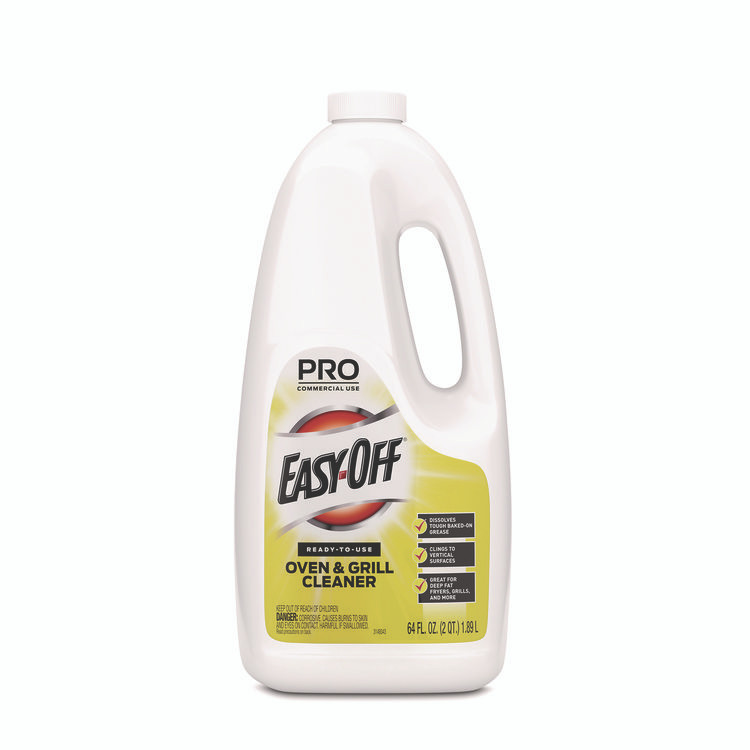 RECKITT BENCKISER Professional EASY-OFF® 80689CT Ready-to-Use Oven and Grill Cleaner, Liquid, 2 qt Bottle, 6/Carton