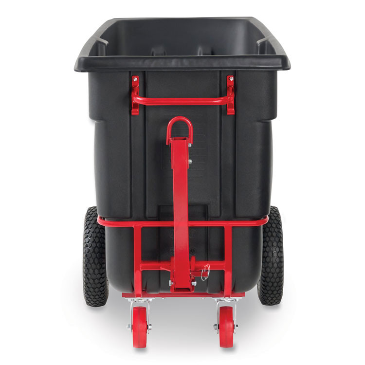 RUBBERMAID COMMERCIAL PROD. FG131641BLA 1 cu yd BRUTE Rotomolded Towable Tilt Truck, 2,100 lb Capacity, Black