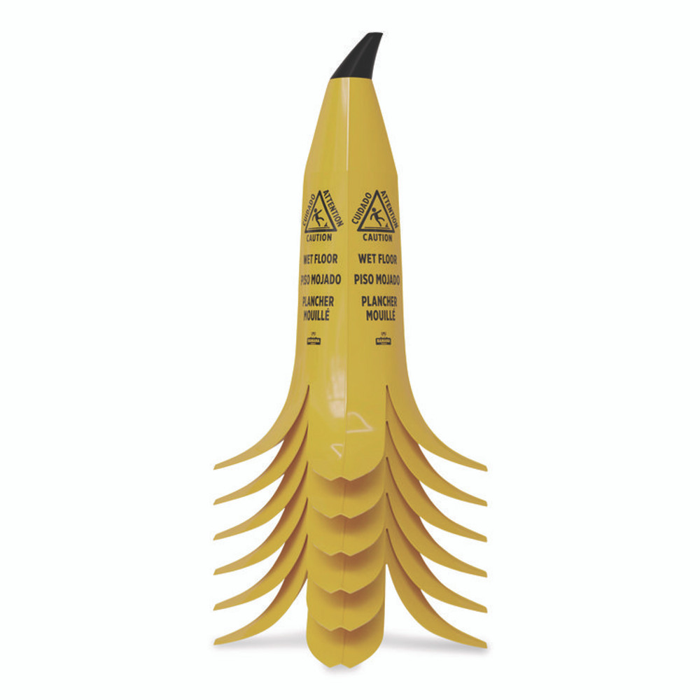 NEXSTEP COMMERCIAL PRODUCTS 6948 Banana Safety Sign, 13 x 12 x 24, Yellow/Black