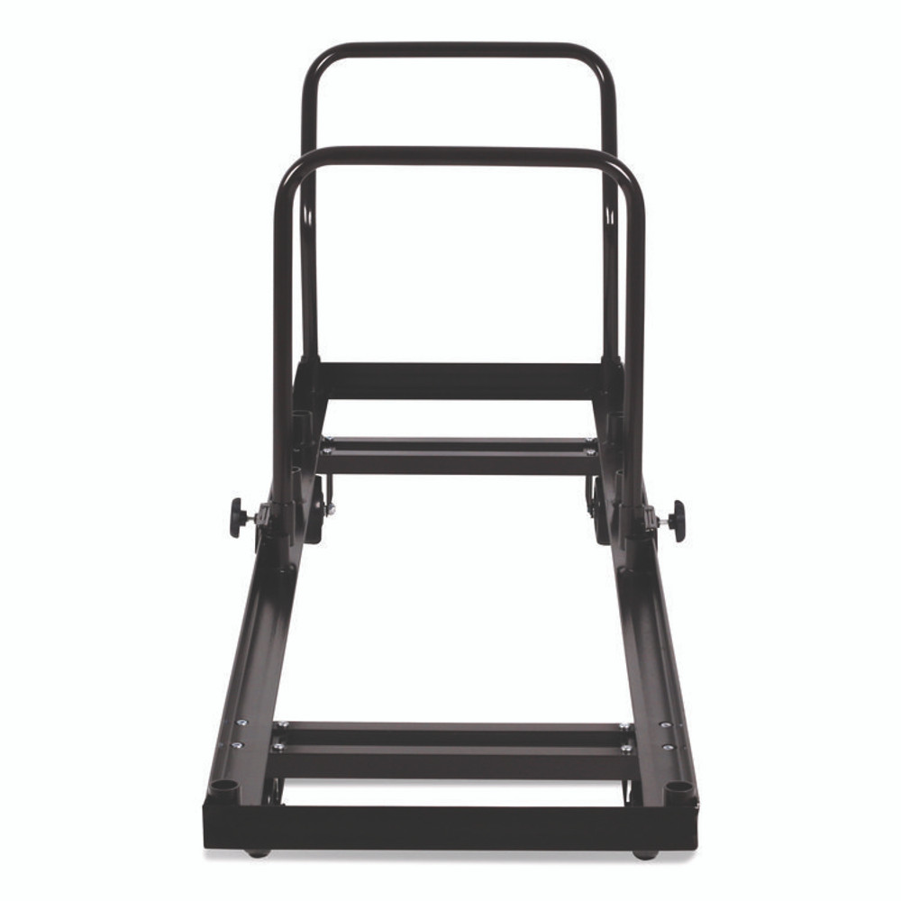 NATIONAL PUBLIC SEATING NPS® DY35 Folding Chair Dolly For Vertical Storage, Metal, 1,100 lb Capacity, 19.25" x 81" x 38.5", Brown