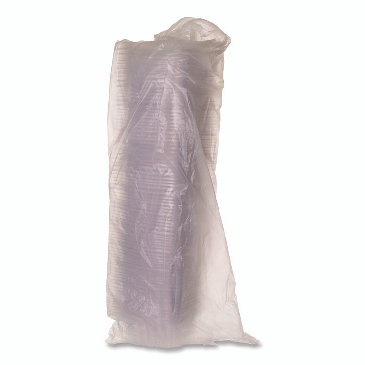 ECO-PRODUCTS,INC. EP-RC12 Renewable and Compostable Rectangular Deli Containers with Lid, 12 oz, 2 x 4 x 2, Clear, Plastic, 100/Pack, 3 Packs/Carton