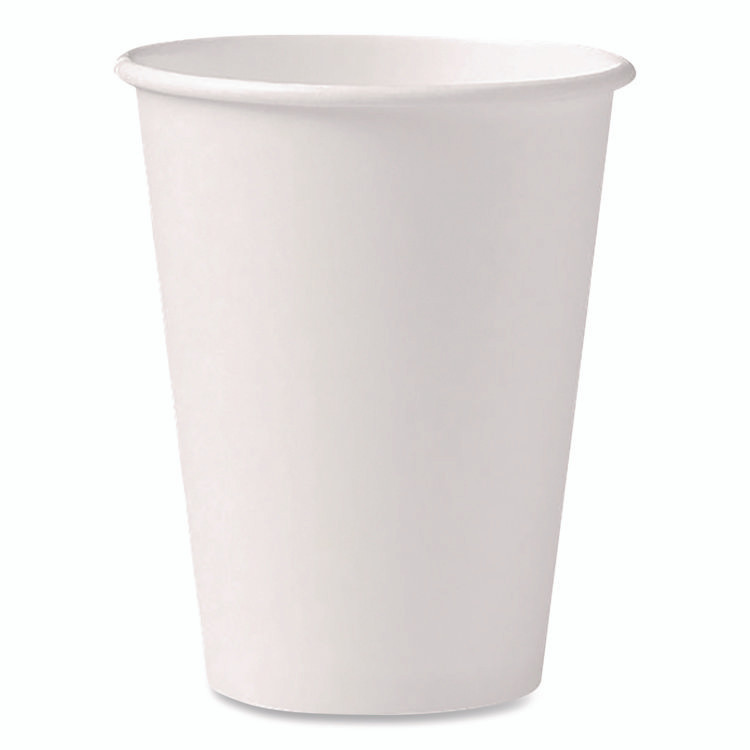 DART SOLO® 412WNPK Paper Hot Cups, 12 oz, White, 50/Pack