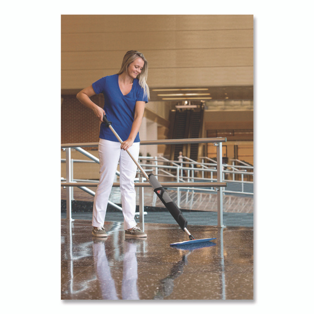 NEXSTEP COMMERCIAL PRODUCTS 96957M MaxiPlus All-in-One Cleaning System, 60" Metallic/Black Aluminum Handle