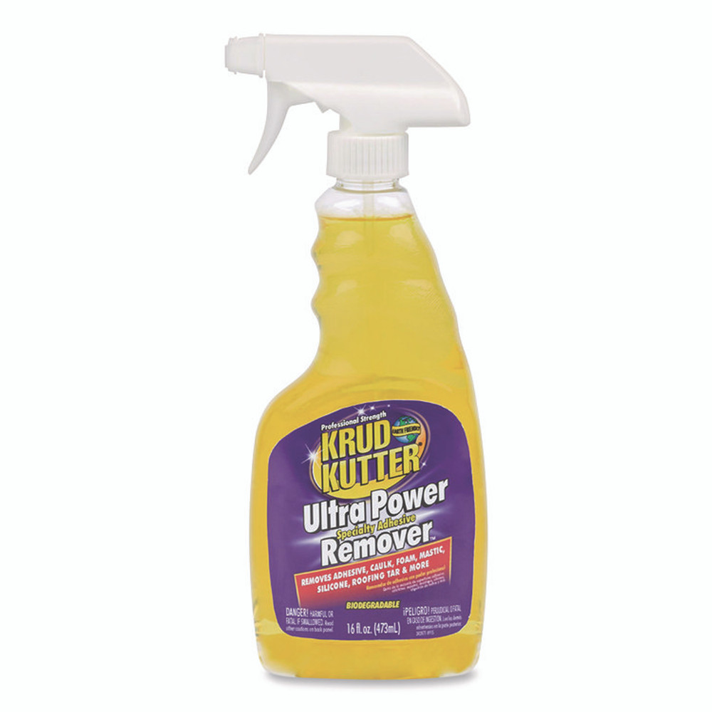 RUST-OLEUM CORPORATION Krud Kutter® 302815 Ultra Power Specialty Adhesive Remover, 16 oz Spray Bottle, 6/Carton