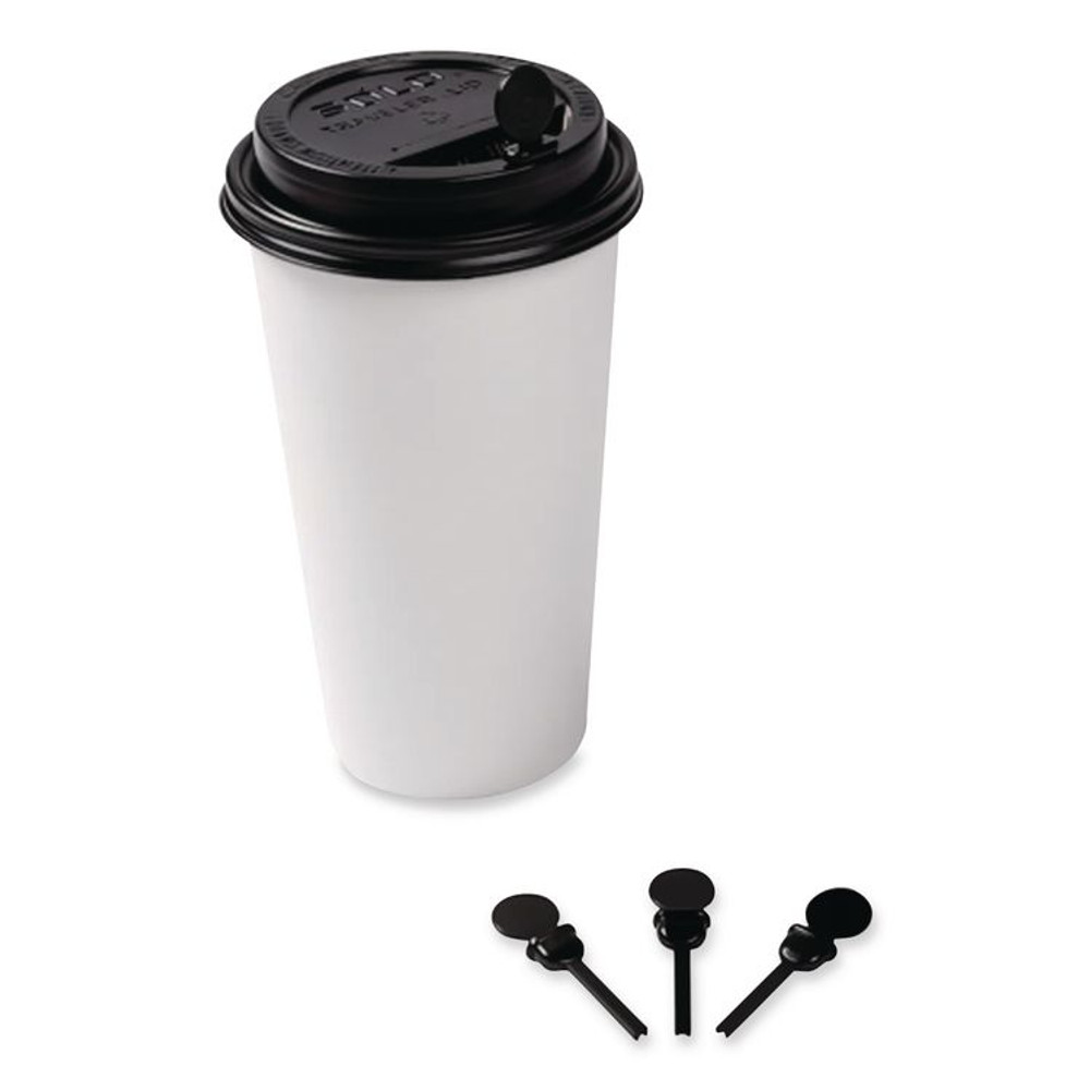 AMERCAREROYAL CPLUG-BK Beverage Plugs, 2", Black, 2,000/Carton