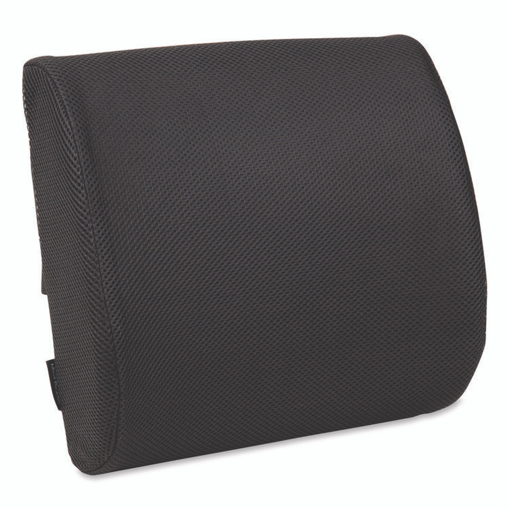 EMS MIND READER LLC BACKFOAMBLK Memory Foam Ergonomic Lumbar Support Chair Cushion, 4 x 13.5 x 12.25, Black