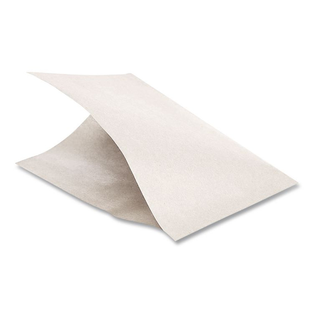 BAGCRAFT 300421 Dubl Open Single-Serve Bags, 7" x 0.75" x 6.75", White, 8,000/Carton