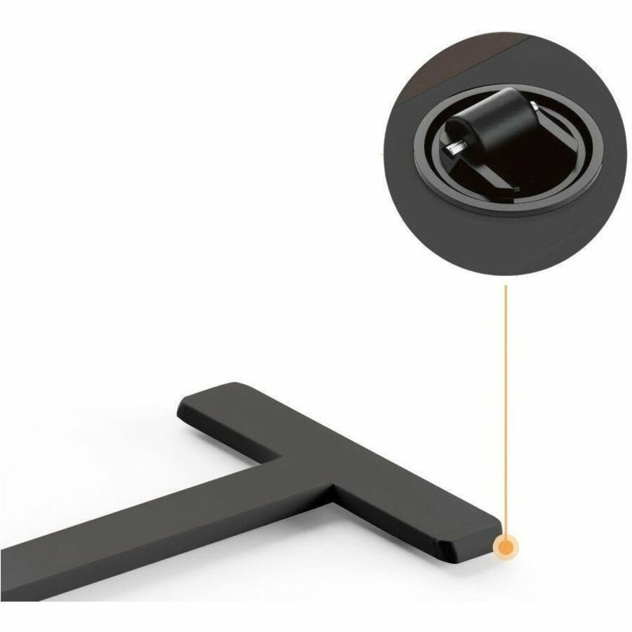 Kantek, Inc Kantek STS500B Kantek Mobile Pneumatic-Lift Side Desk/Table