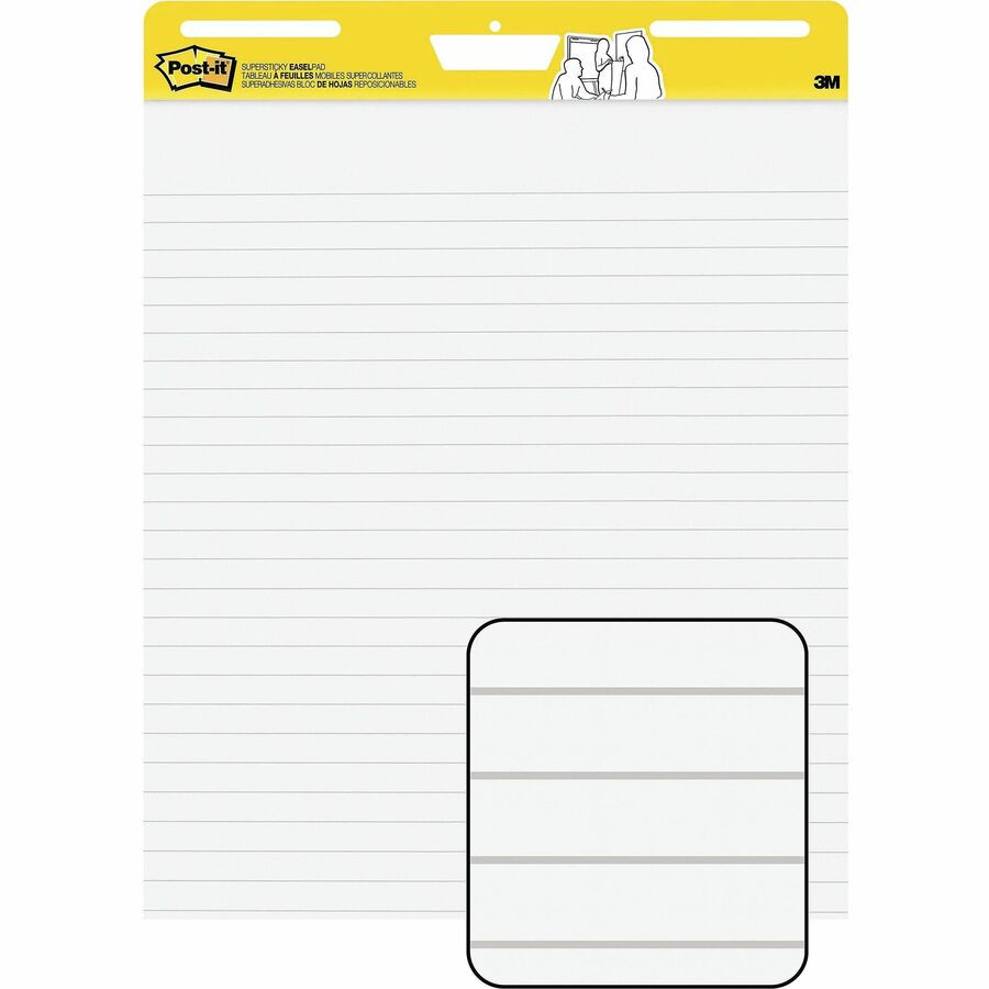 3M Post-it&reg; 561WLVAD6PK Post-it&reg; Easel Pad