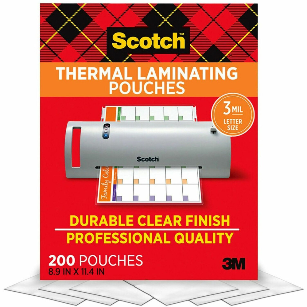 3M Scotch TP3854200 Scotch Thermal Laminating Pouches