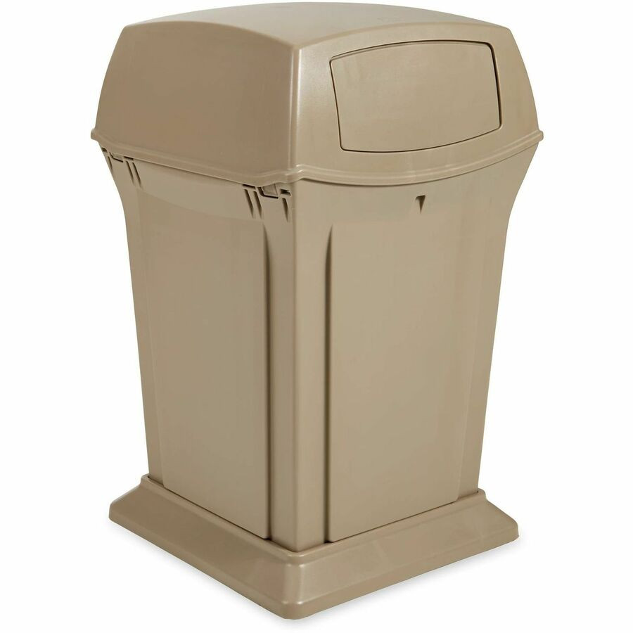 Rubbermaid Commercial Products Rubbermaid Commercial FG917188BEIG Rubbermaid Commercial Ranger Waste Container