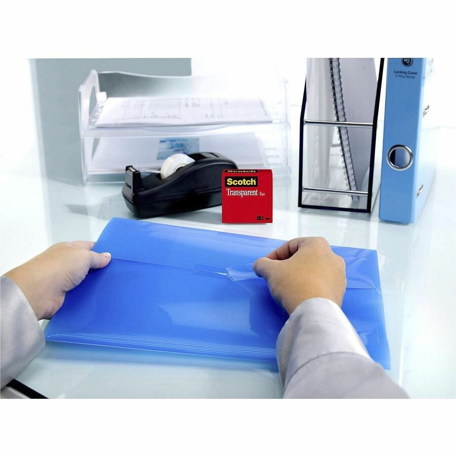 3M Scotch 600K6 Scotch Transparent Tape - 3/4"W