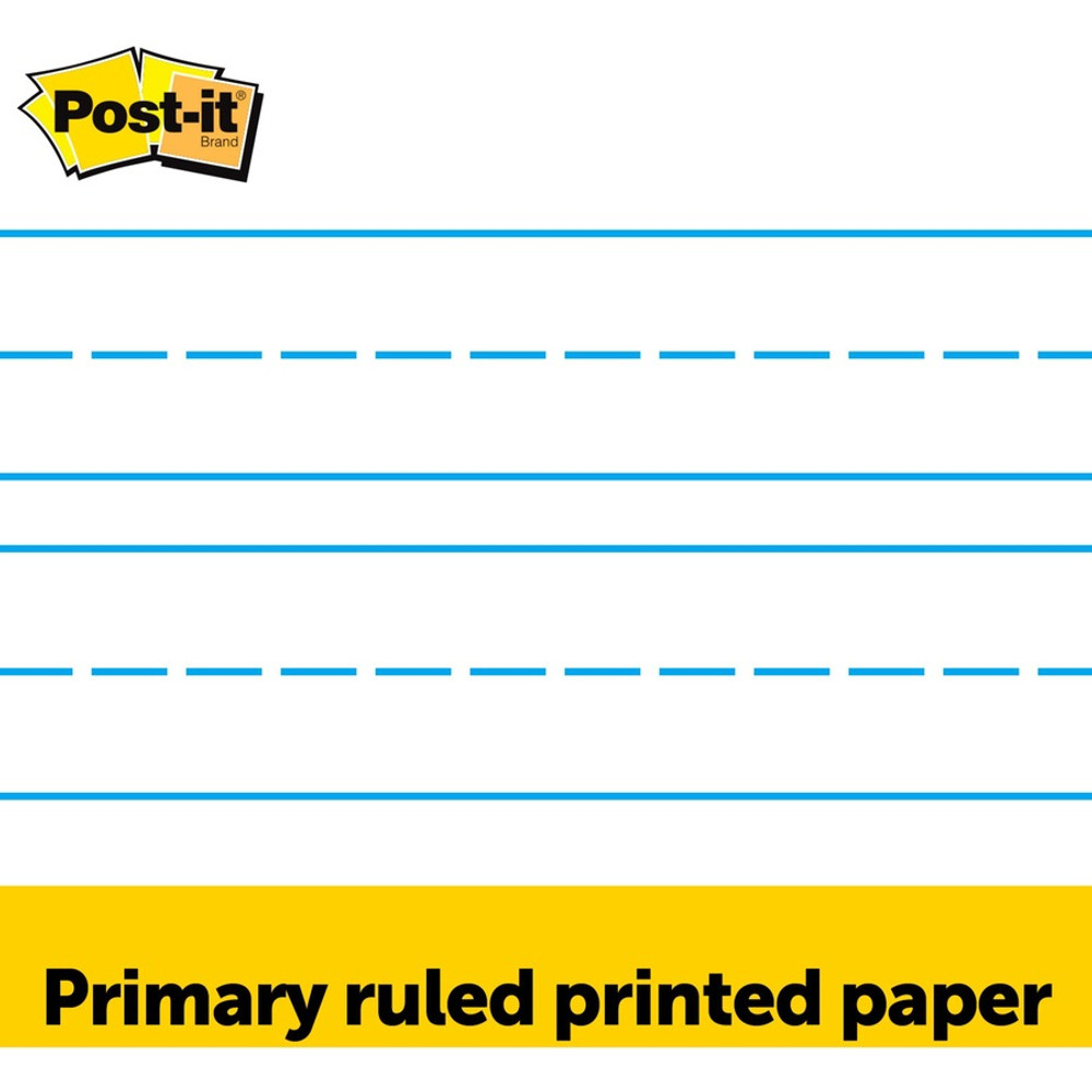 3M Post-it&reg; 563PRL Post-it&reg; Tabletop Easel Pad with Primary Lines