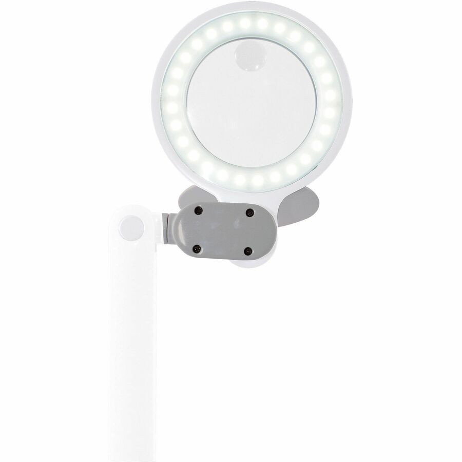 OttLite Technology OttLite CSG9708C-SHPR OttLite Space-Saving LED Magnifier Desk Lamp