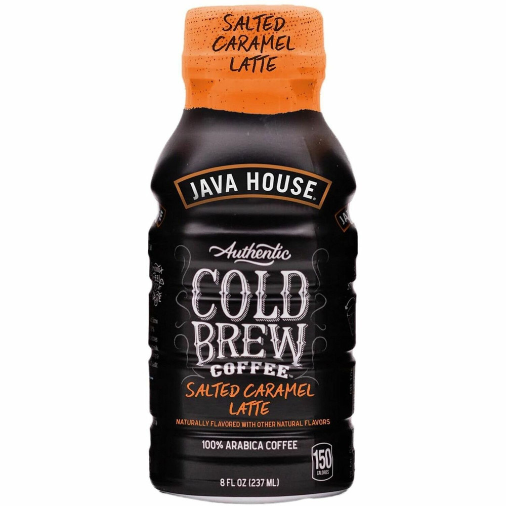 Heartland Food Products Group Java House FA10L040 Java House Bottle Authentic Cold Brew Salted Caramel Latte
