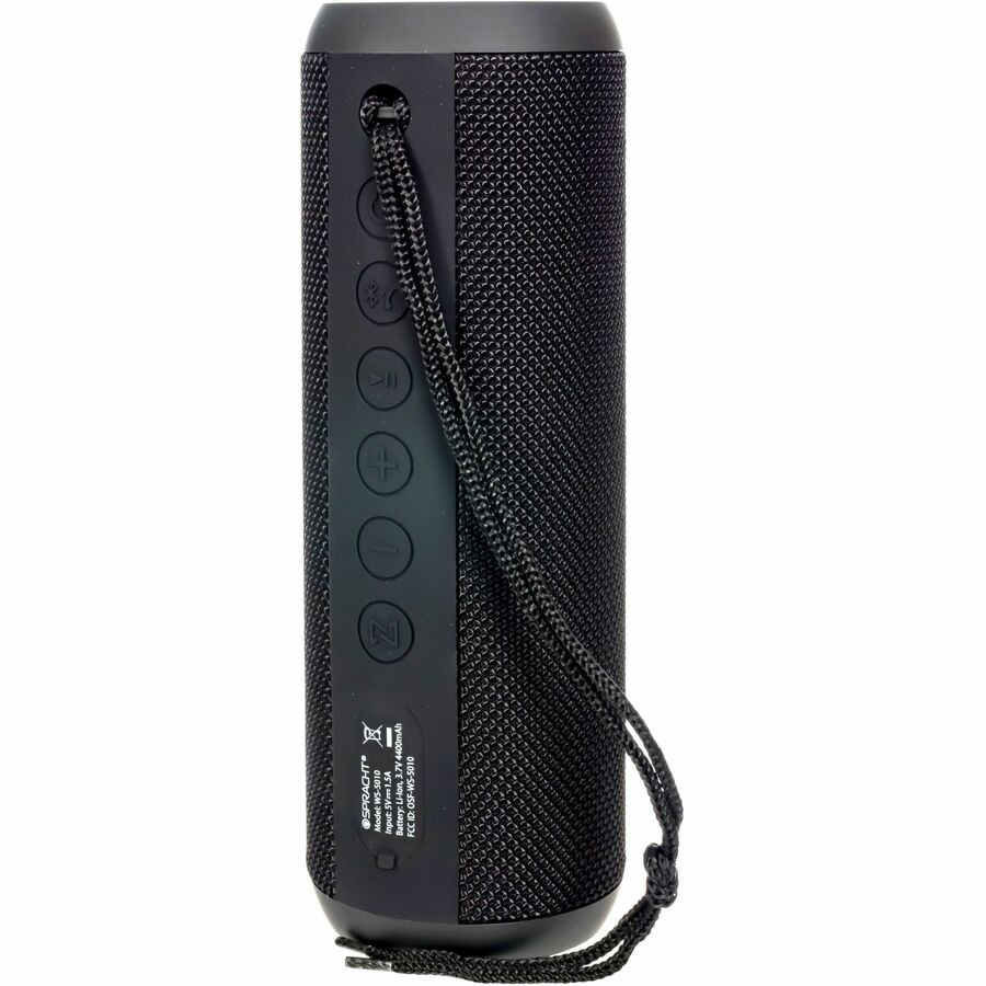Spracht Products Spracht WS5010 Spracht Blunote Turbo Portable Bluetooth Speaker System - 20 W RMS - Matte Black
