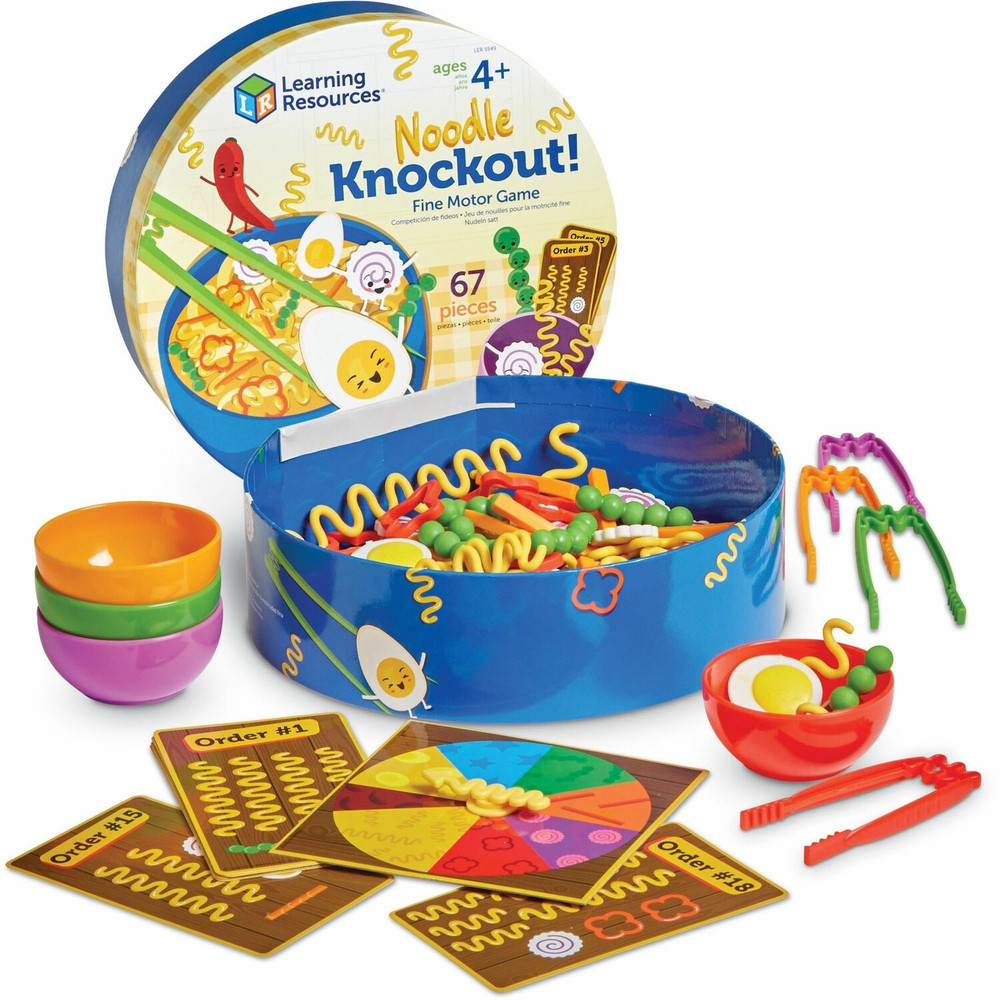 Learning Resources LER5549 Learning Resources Noodle Knockout Fine Motor Game