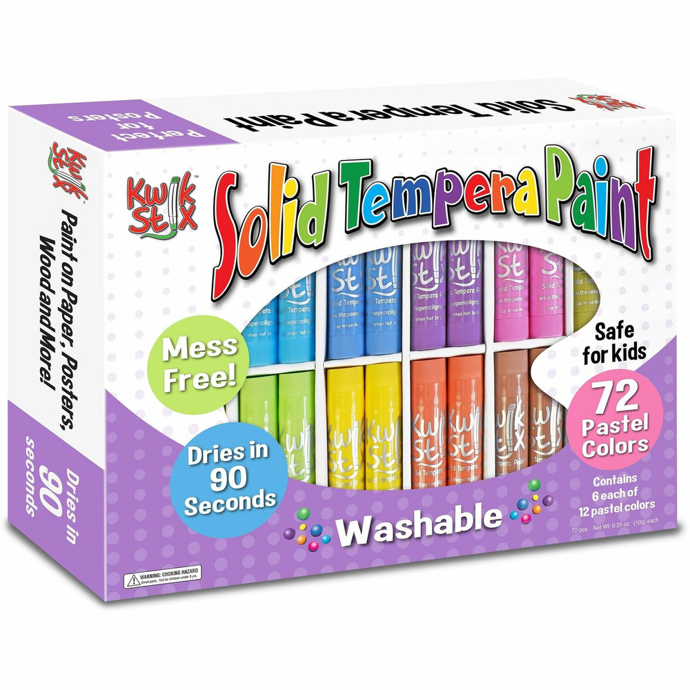 The Pencil Grip, Inc Kwik Stix 692 Kwik Stix Kwik Stix Tempera Paint/Paper Set