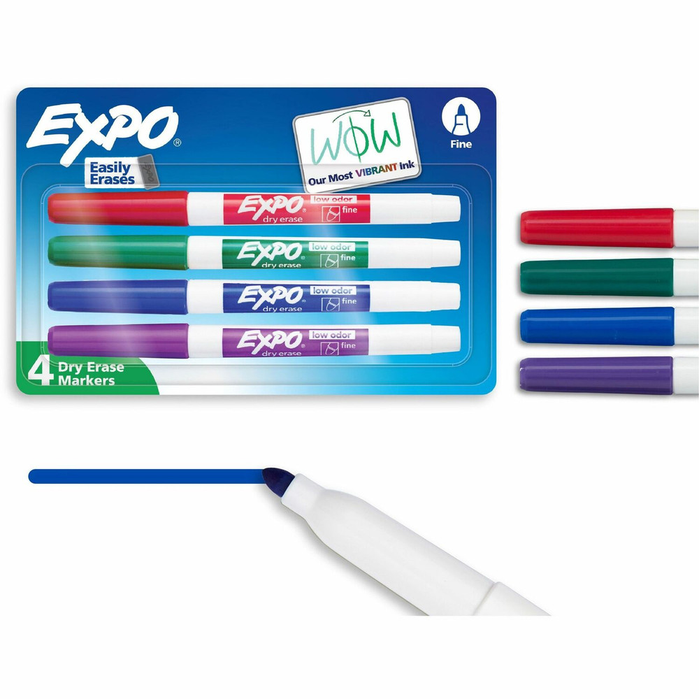 Newell Brands Expo 2138430A Expo Low-Odor Dry Erase Markers