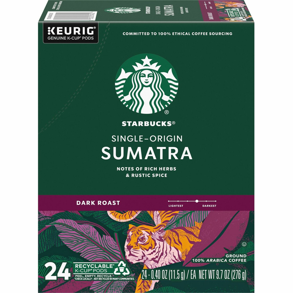 Starbucks Corporation Starbucks 91281 Starbucks&reg; K-Cup Sumatra Coffee